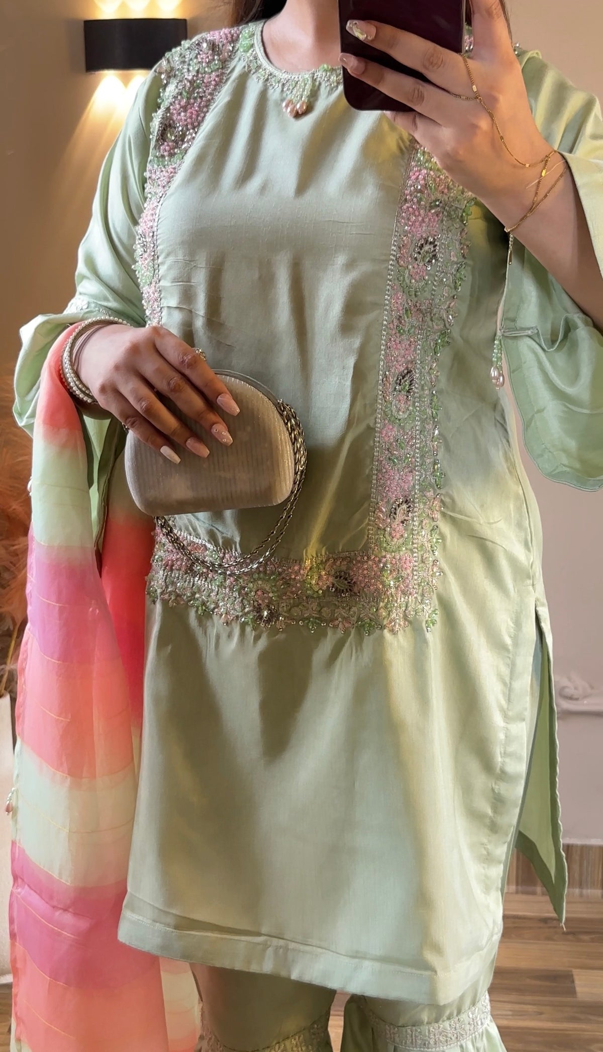 Pearl Petals Korean Silk Airline