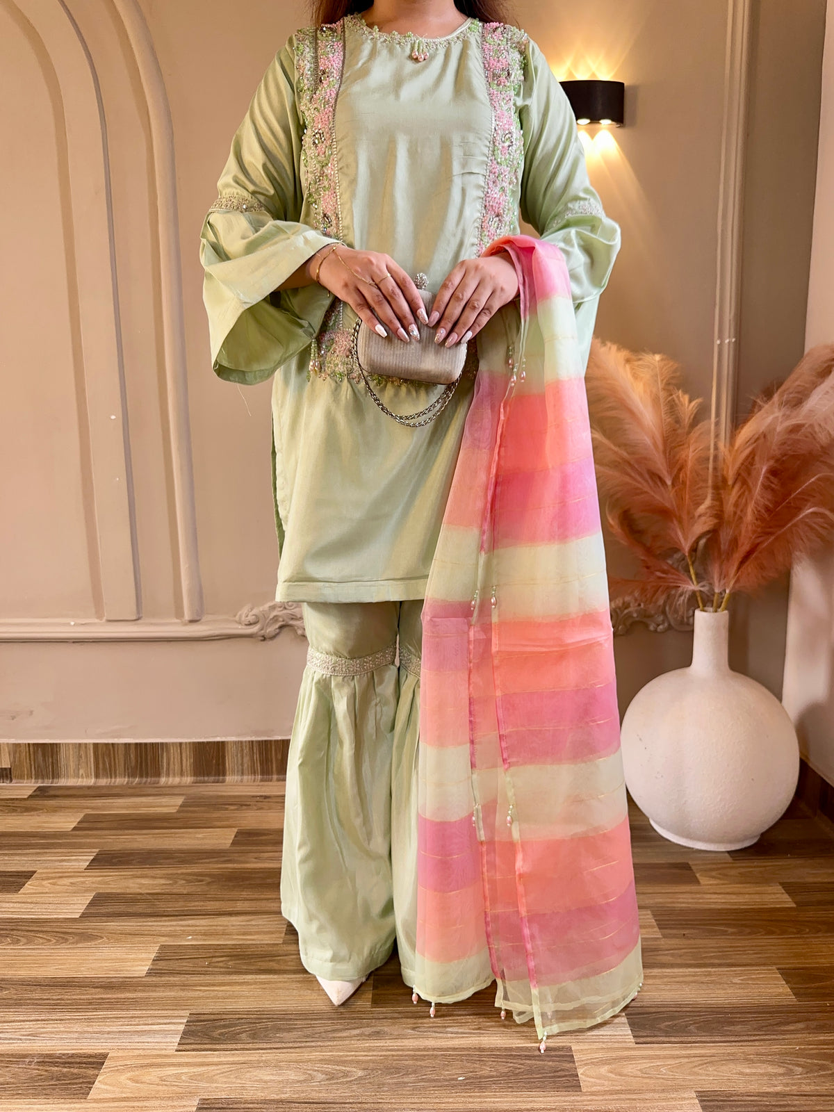 Pearl Petals Korean Silk Airline